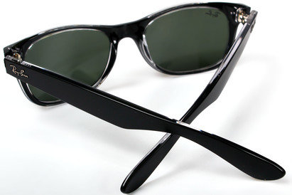 Ray-Ban 2132 New Wayfarer Black on Transparent Sunglasses