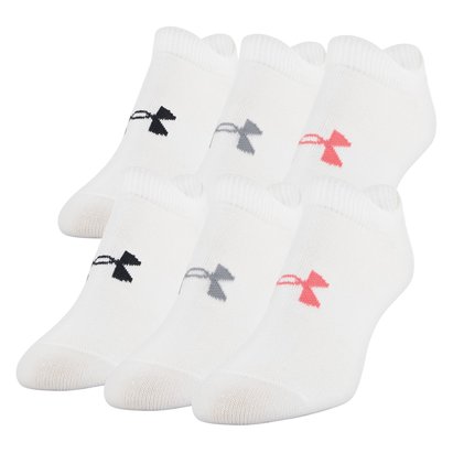 Under Armour 3 Pack Patterned Ankle Socks Juniors