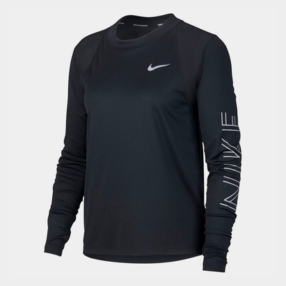 Nike Miler GX Long Sleeve T Shirt Ladies