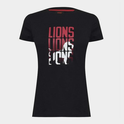 Canterbury British and Irish Lions Graphic T Shirt Ladies