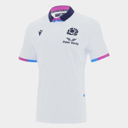 Macron Scotland Alternate Short Sleeve Classic Rugby Shirt 2021 2022