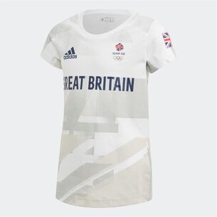 adidas Team GB Graphic T Shirt Junior
