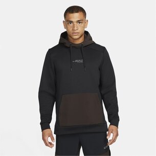 Nike FIT Mens Fleece Pullover Graphic Training Hoodie