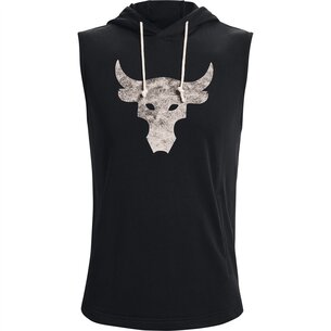 Under Armour Project Rock Terry Sleeveless Hoodie Mens