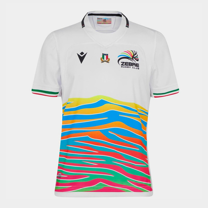 Macron Zebre Rugby Alternate Shirt 2021 2022