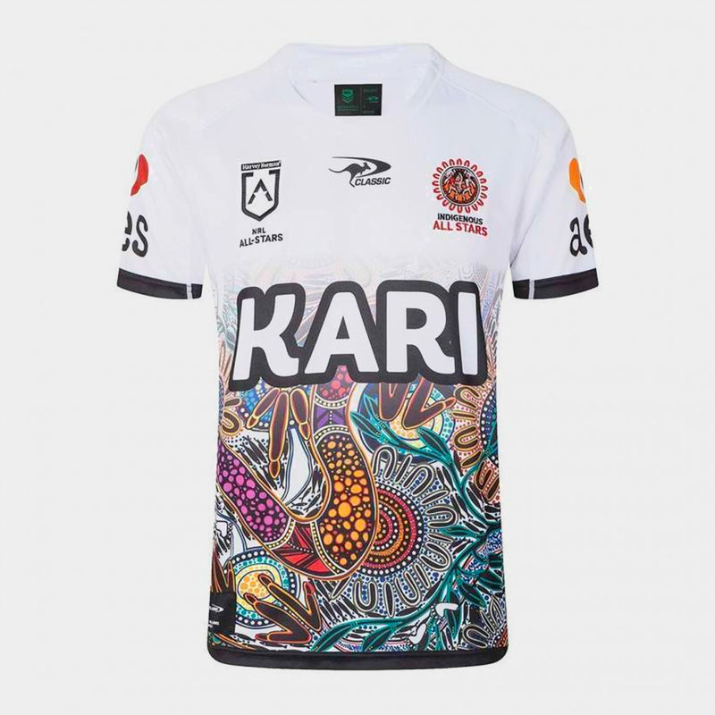 Mens Rugby League NRL 2019 Indigenous All Stars Polo Shirt 