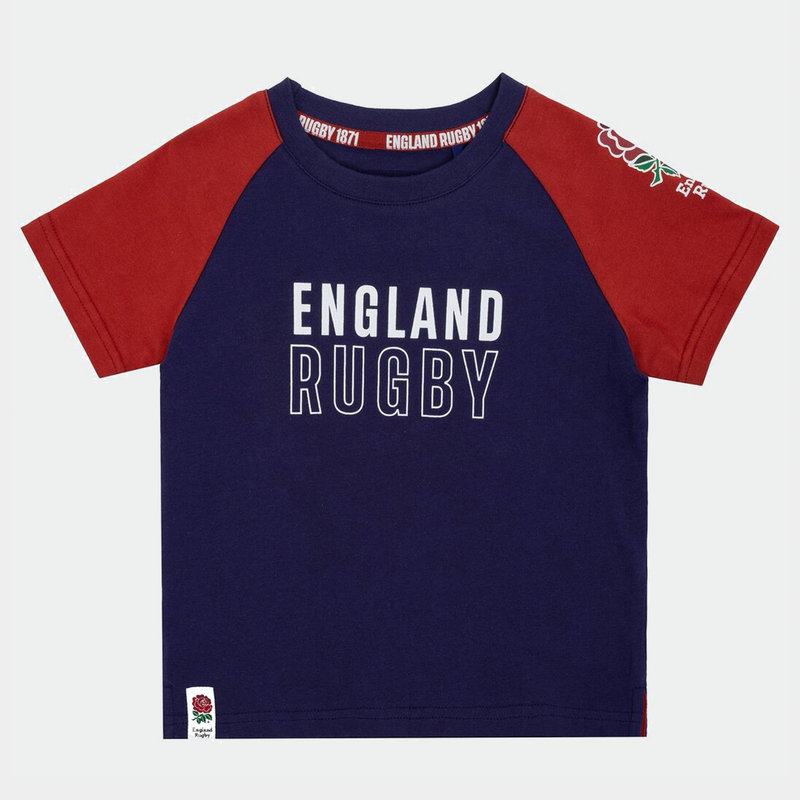 England Rugby T-Shirt Kinder Jungen Australien Match T-Shirt-navy-NEU 