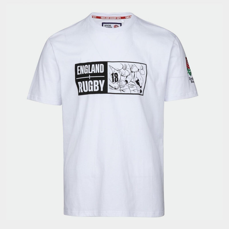 RFU England Graphic T Shirt Mens