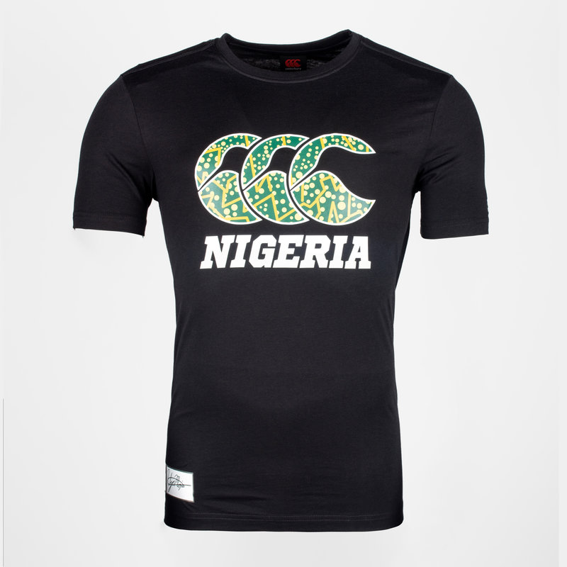 Canterbury Nigeria Rugby League Off Field T-Shirt Mens