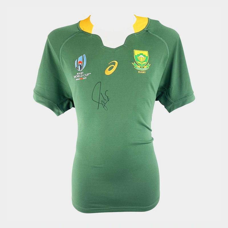 Lovell Rugby Siya Kolisi Autograph - Signed Rugby World Cup Winners Shirt 2019