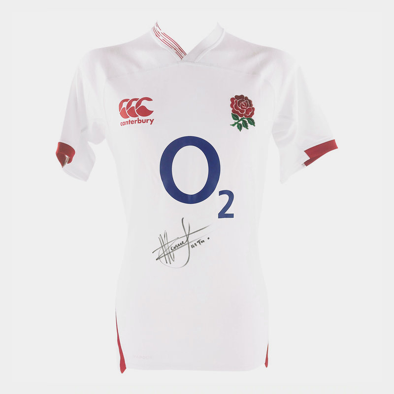 Lovell Rugby Signed Manu Tuilagi Shirt - England Rugby Six Nations Champions 2020