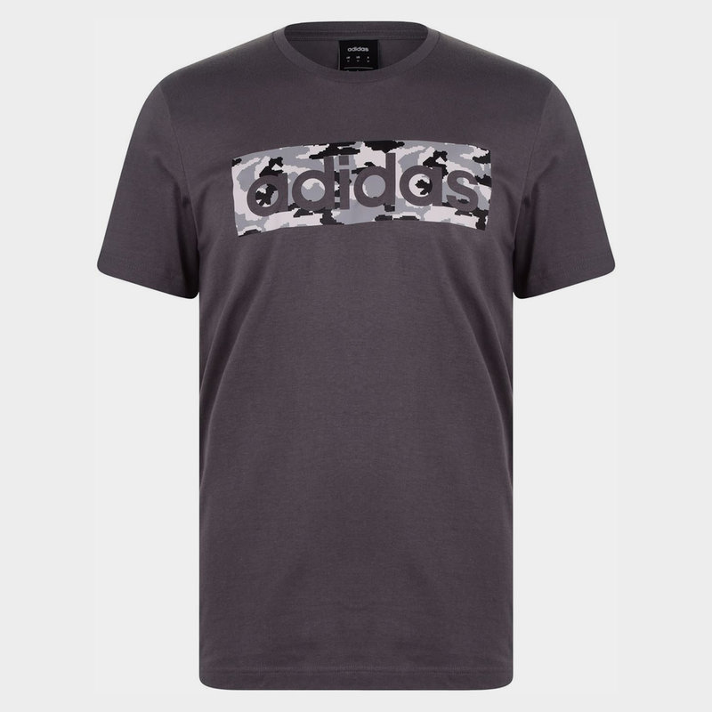 adidas Linear Camo Mens T shirt