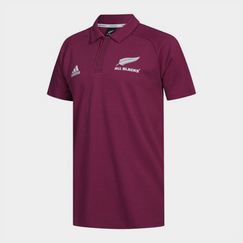 adidas New Zealand All Blacks Mens Polo Shirt Primeblue