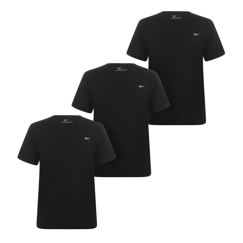 Reebok 3 Pack T Shirt Mens
