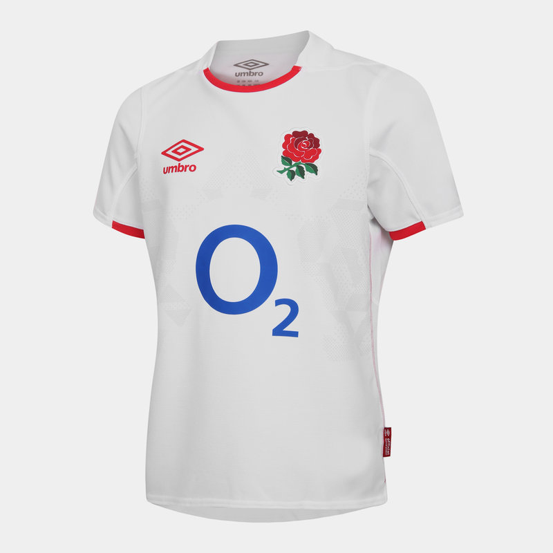 Umbro England Home Pro Rugby Shirt 2020 2021 Junior