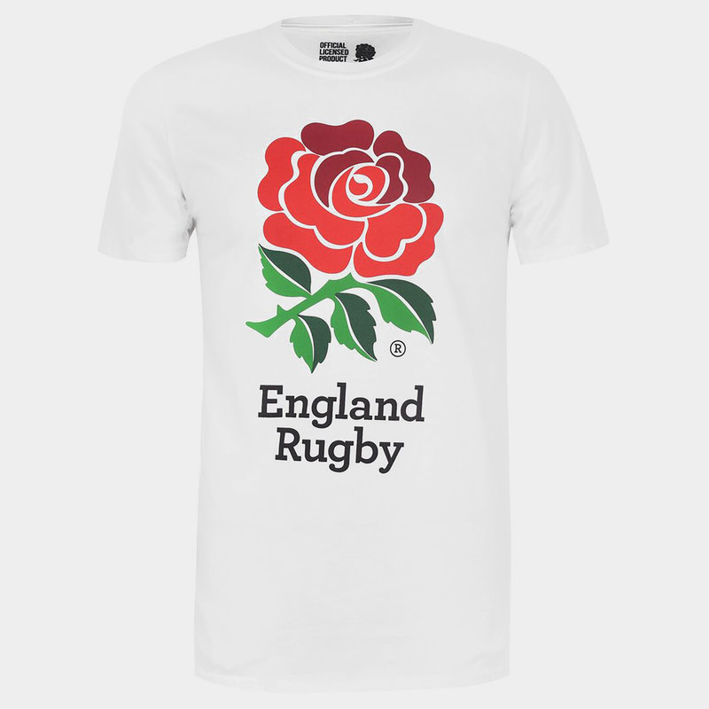 RFU England Large Logo T Shirt Mens