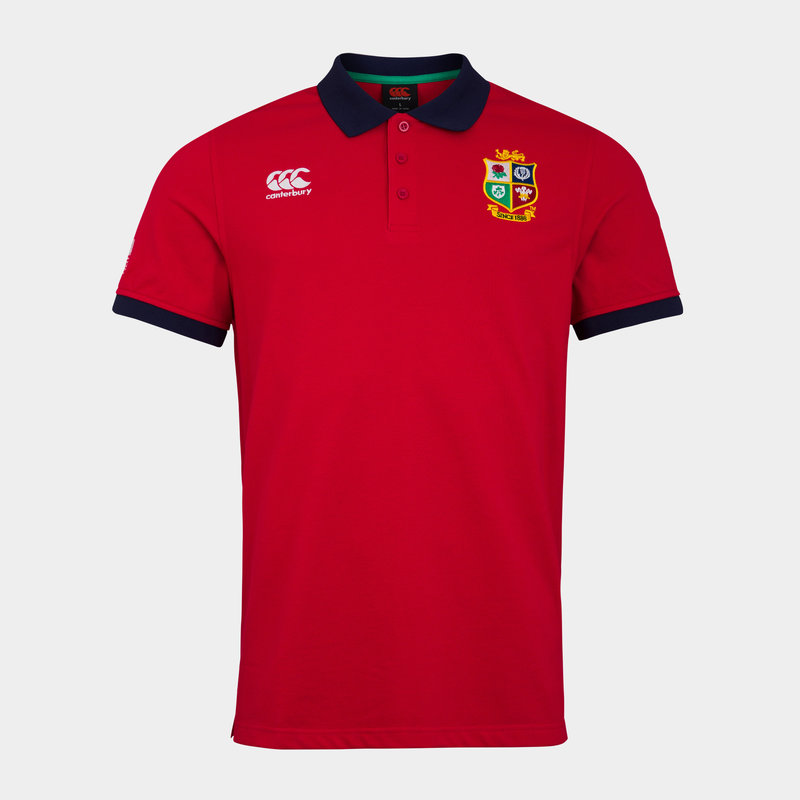 Canterbury British and Irish Lions Nations Polo Shirt Mens