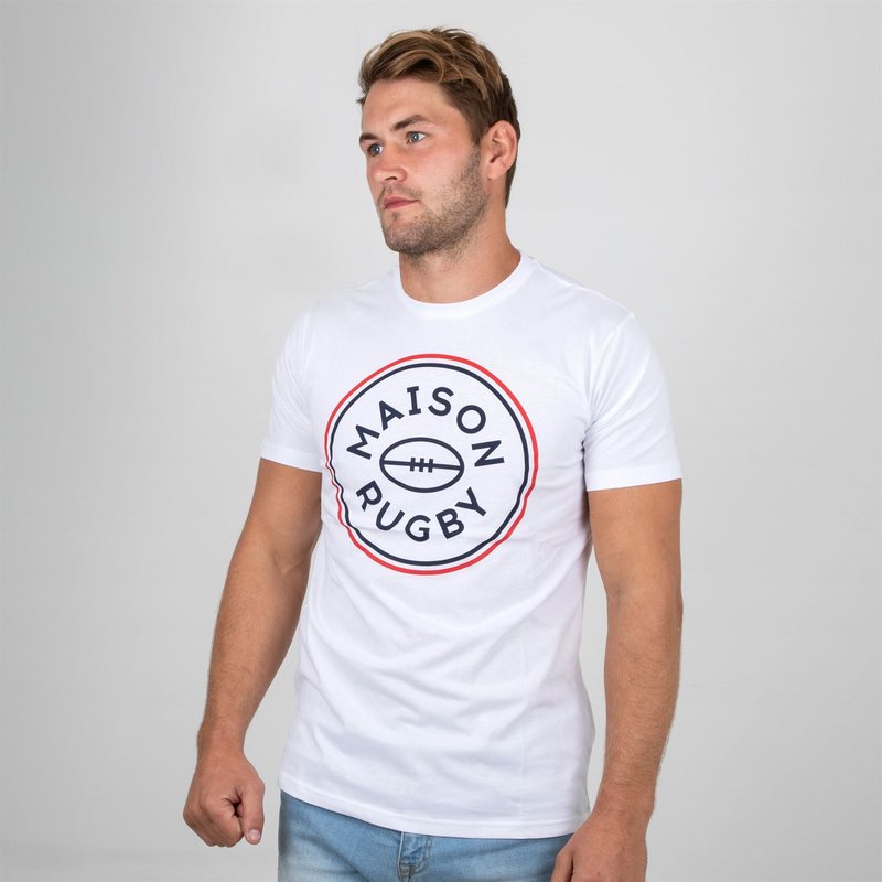Rugby Division Round Short Sleeve T Shirt Mens