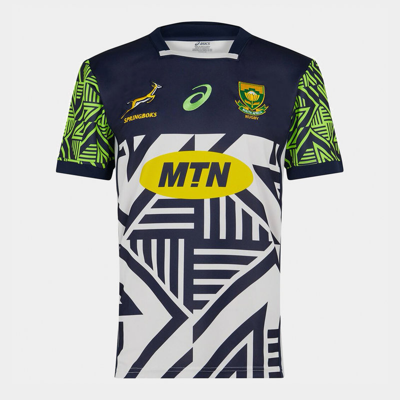 100% Cotton South Africa Official Springboks Premium Adults Rugby Champions Long Sleeve Shirt 