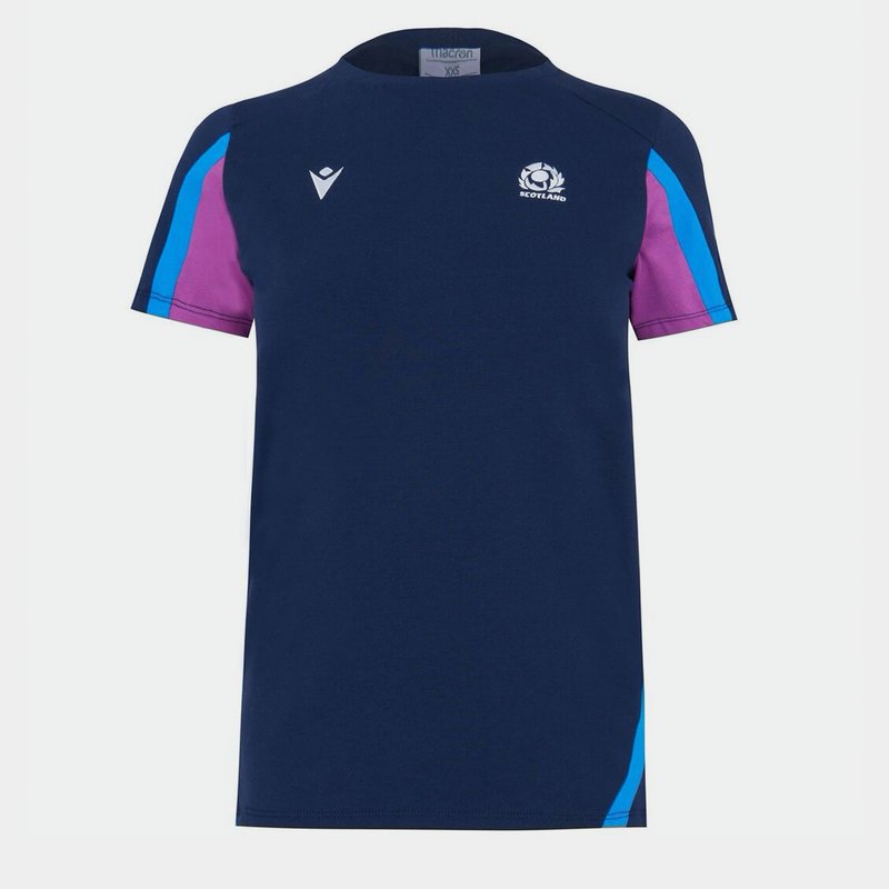 Macron Scotland Rugby Cotton T Shirt Ladies