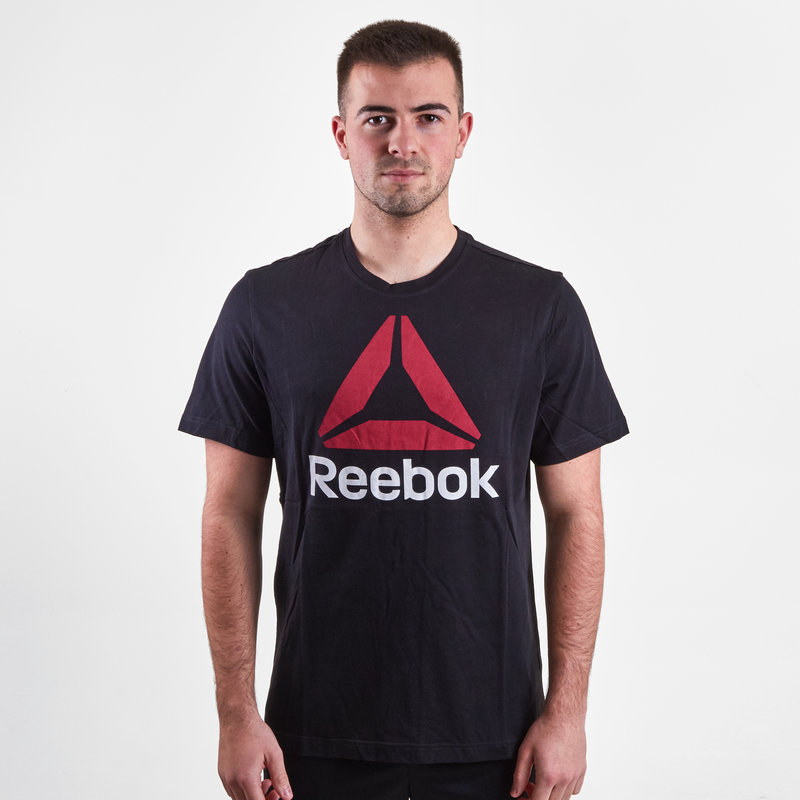 Reebok QQR Stacked Logo S/S T-Shirt