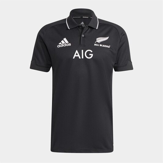 adidas New Zealand All Blacks Mens Home Polo 2021/22