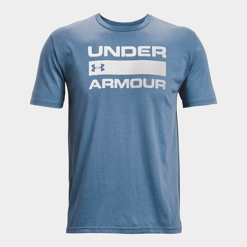 Under Armour Team Wordmark Short Sleeve T Shirt Mens