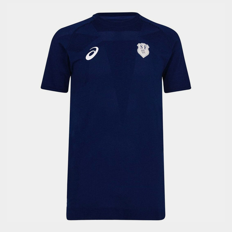 Asics Stade Francais Seamless T-Shirt Mens