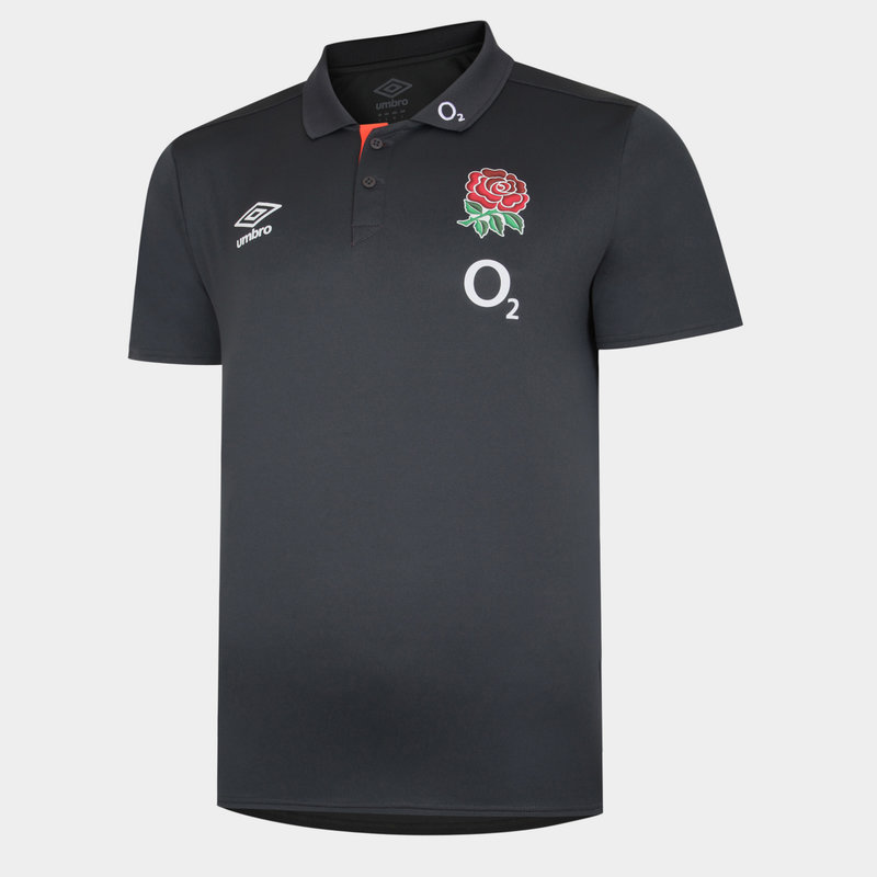 100% Angleterre Six Nations 2019 Homme Rugby Polo 