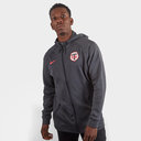 Toulouse 2019/20 Players Full Zip Hooded Sweat