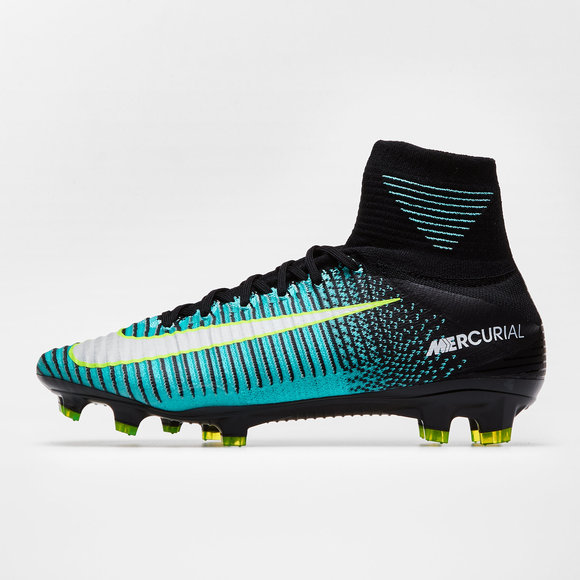 green and blue nike football boots