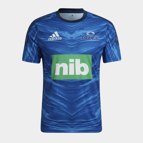 Blues Rugby T Shirt Mens