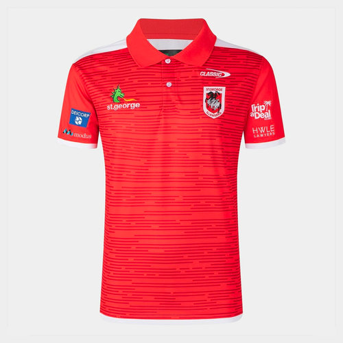 St. George Illawarra Dragons 2022 Polo Shirt Mens