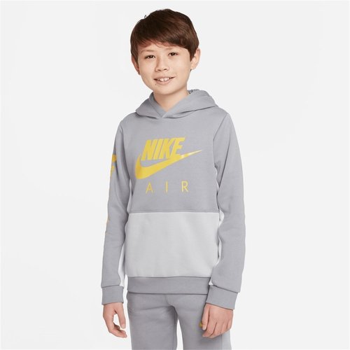 Nike Air Hoodie Junior Boys Particle Grey,