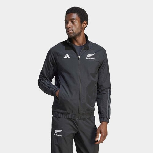 adidas New Zealand All Blacks 2023 Presentation Jacket Mens Black, £57.00