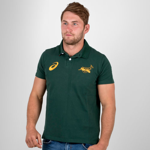 South Africa Springboks 2017/18 Supporters Rugby Polo Shirt