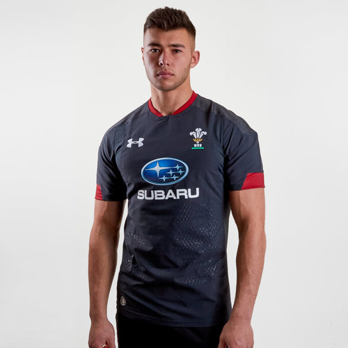 Dark Grey Under Armour Wales WRU 2018//19 Rugby Track Jacket Size XXL