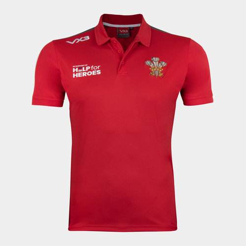 Help 4 Heroes Wales Polo Shirt Mens