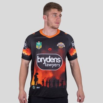 Wests Tigers NRL 2018 Anzac S/S Rugby Shirt