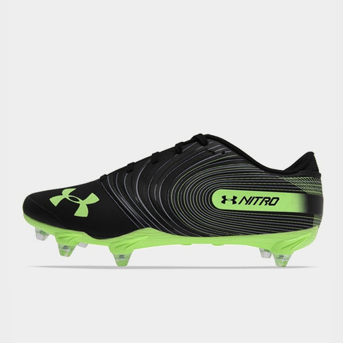 under armour rugby boots black