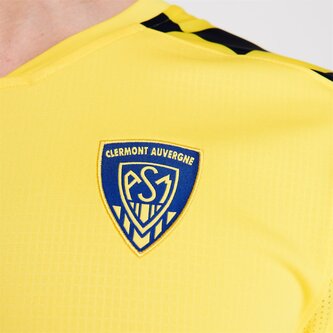 Under Armour Clermont Auvergne 2017/18 Home S/S Replica Rugby Shirt Bright Yellow 