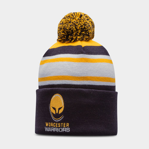 Worcester Warriors Text Rugby Bobble Hat