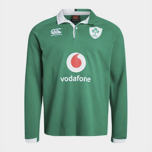 Ireland Home Long Sleeve Classic Shirt 2019 2020