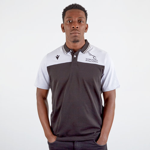 Newcastle Falcons 2019/20 Players Travel Rugby Polo Shirt