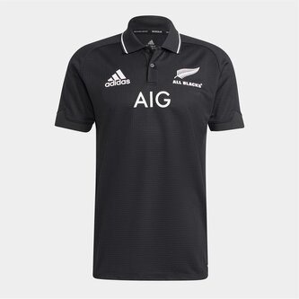 New Zealand All Blacks Mens Home Polo 2021/22