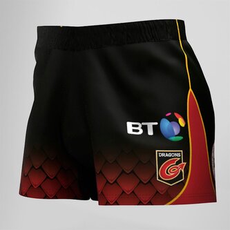 Dragons 2018/19 Players Home Kids Rugby Shorts