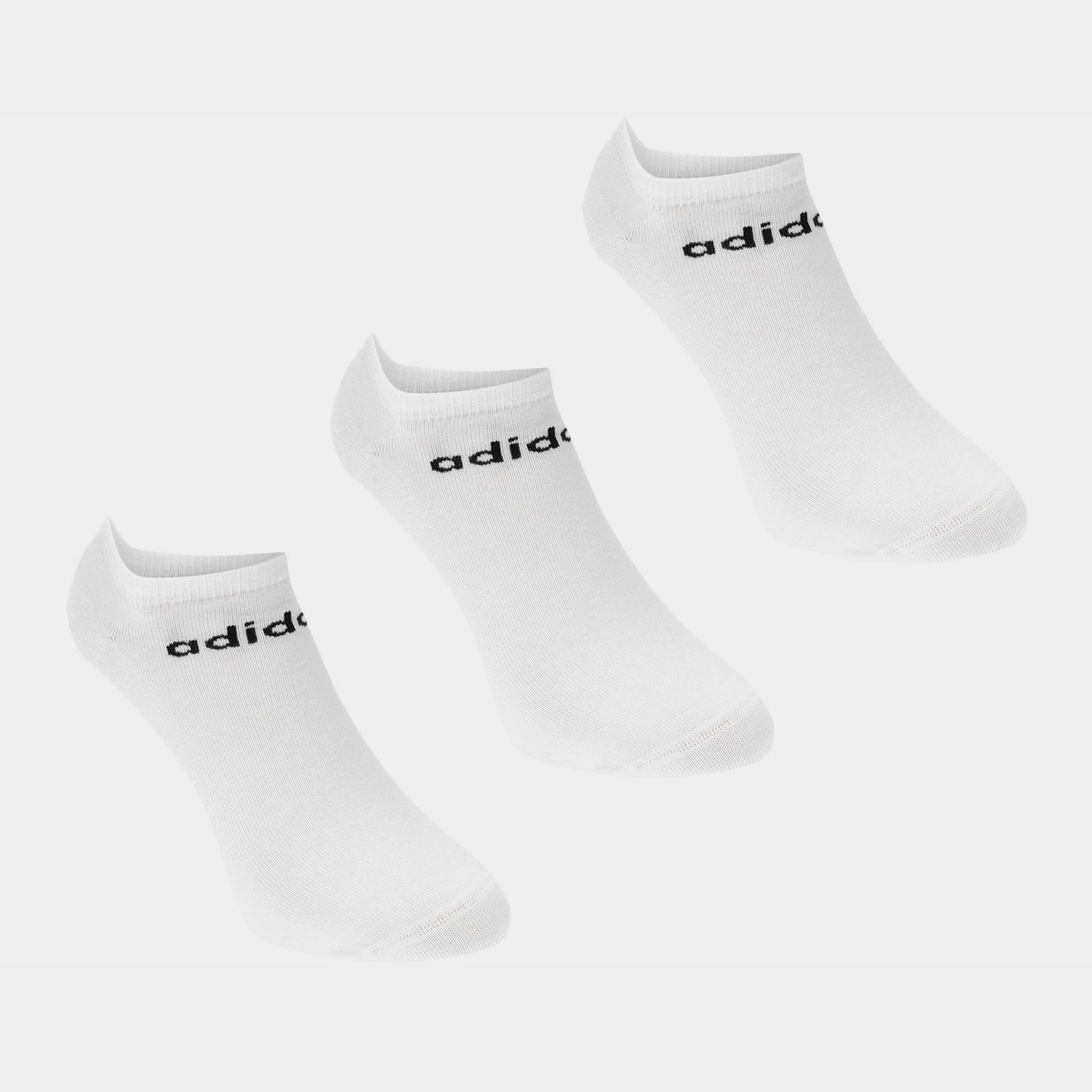 3 Pack Trainer Socks White Black 