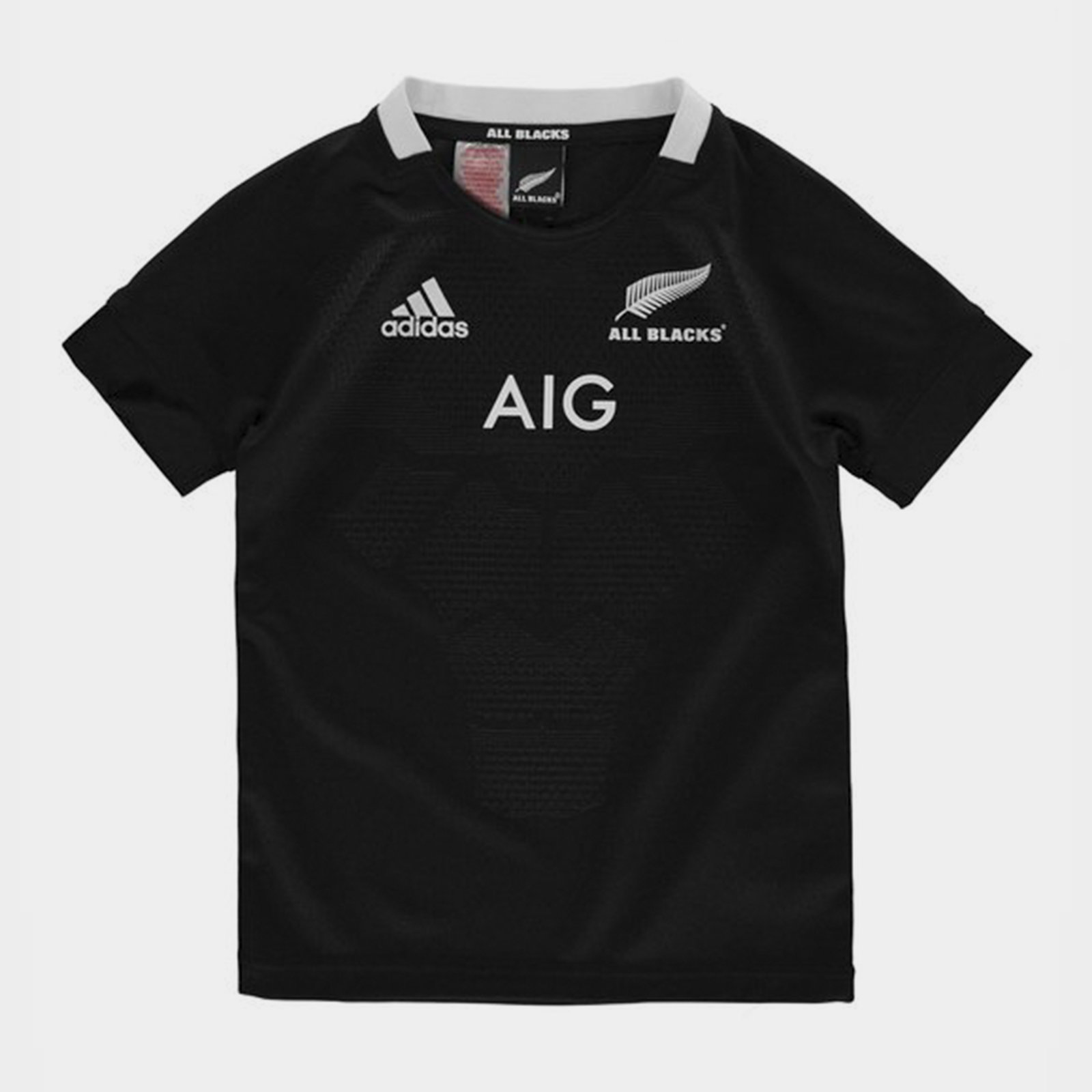 adidas all black rugby shirt