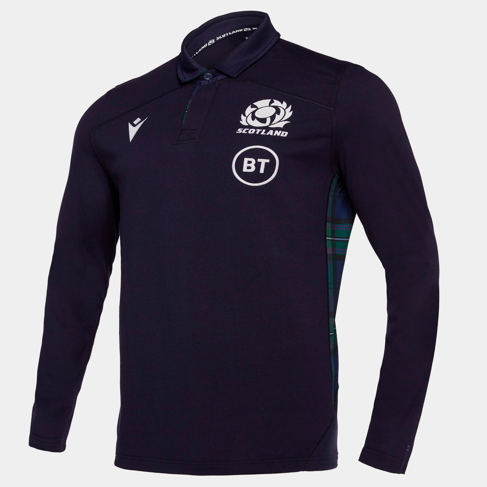 Macron Scotland Rugby Home Pro  Official Shirt 2019/20 Navy Free Postage